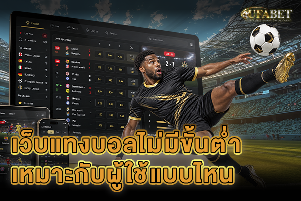 เว็บแทงบอลไม่มีขั้นต่ำ