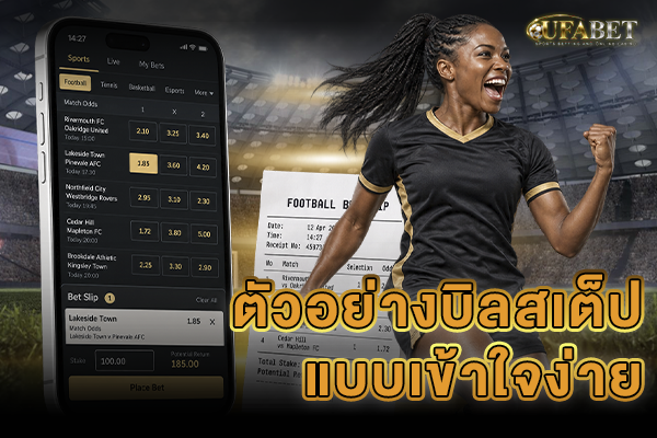 ตัวอย่างแทงบอลสเต็ป